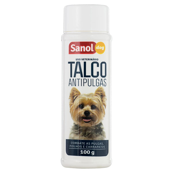 Talco SANOL Pet Antipulgas Frasco 100g