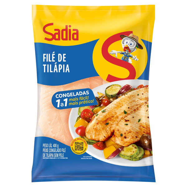 Filé de Tilápia SADIA Pescados Congelado 400g