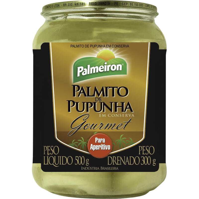 Palmito de Pupunha Palmeiron Gourmet 300g
