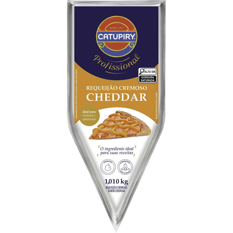 Requeijão Catupiry Cheddar 1,010kg