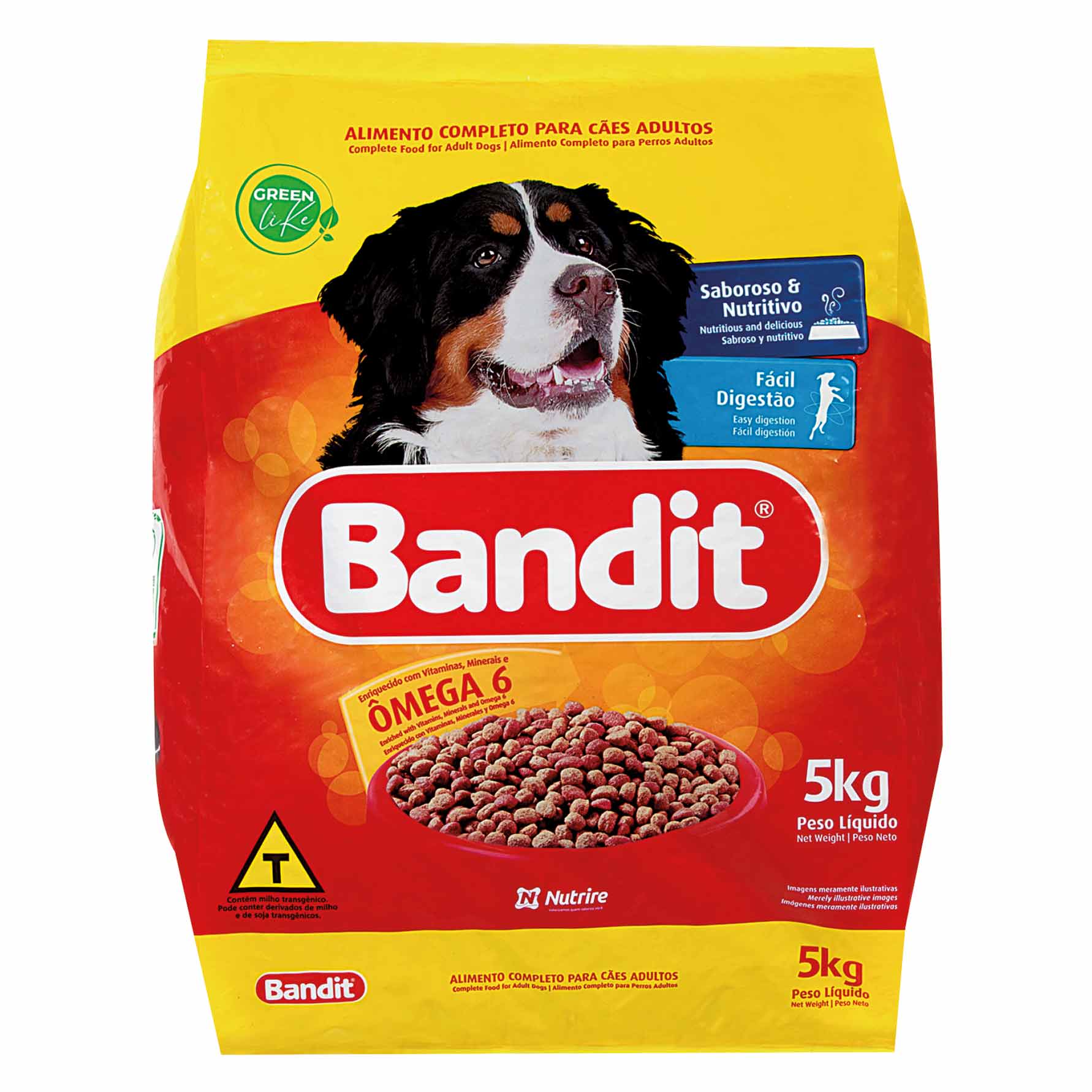 Ração para Cães Bandit Adultos Ômega 6 5kg
