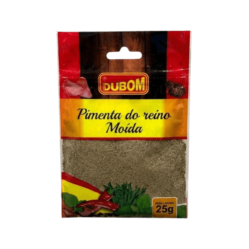 Pimenta do Reino Moída Dubom 25g