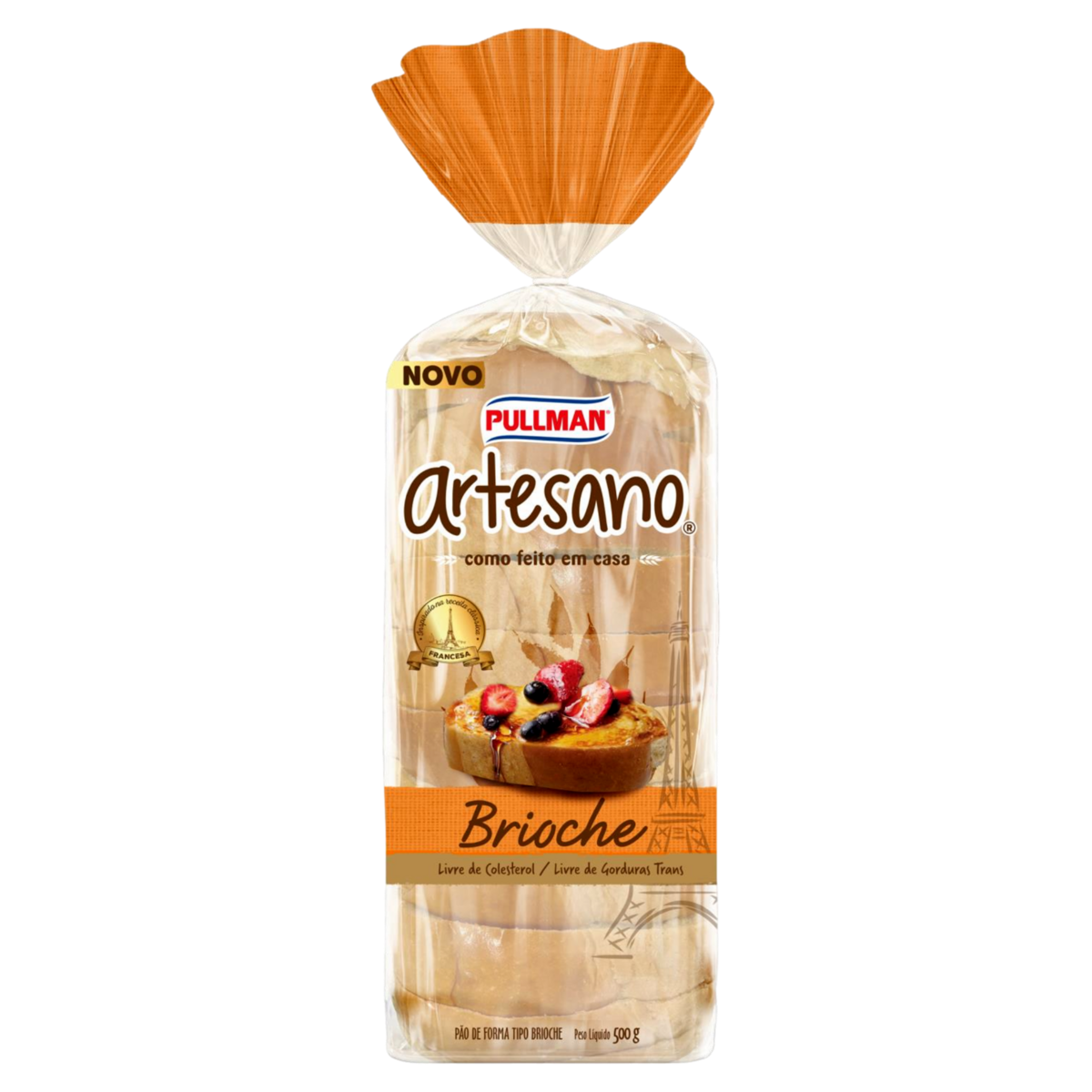 Pão PULLMAN Artesano Brioche 500g