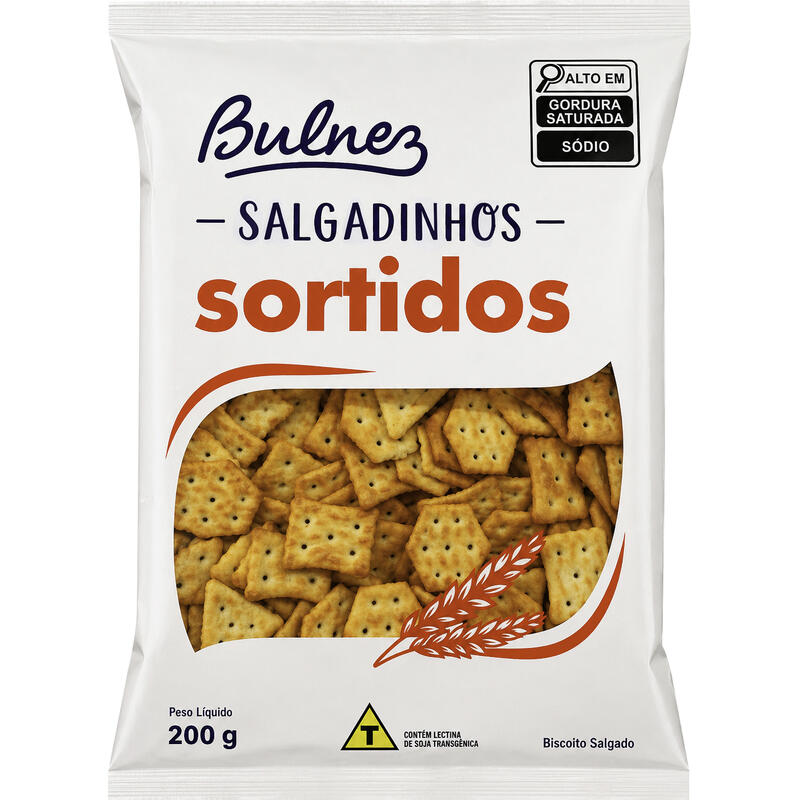 Biscoito Bulnez Salgadinhos 200g