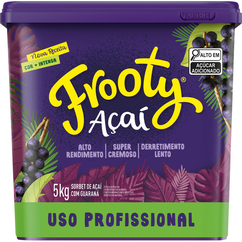 Açaí Cremoso Frooty Tradicional 5kg