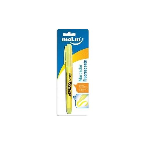 Marcador Molin Fluorescente Amarelo