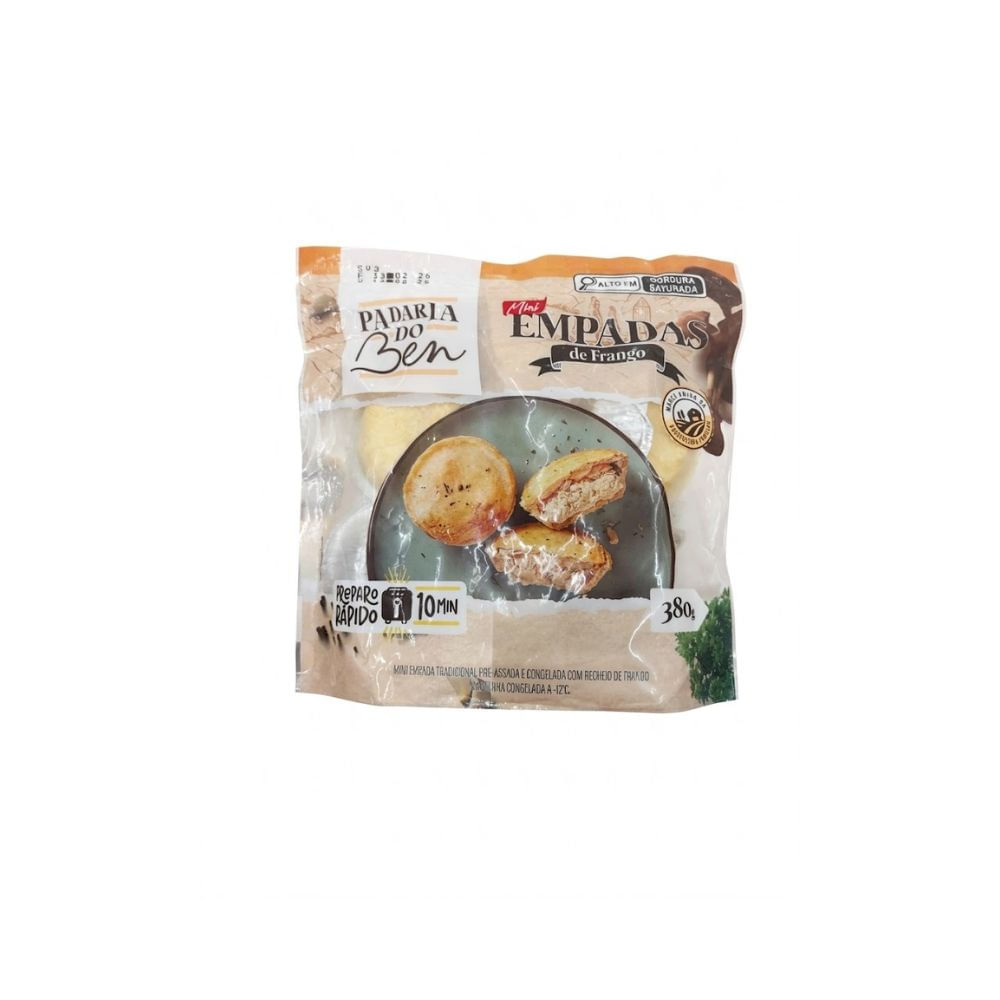 Mini Empada de Frango Padaria do Ben 380g Pré-Assada