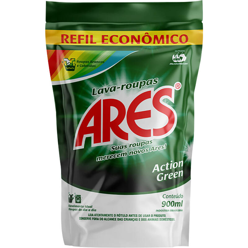 Lava Roupa Líquido Ares Green 900ml