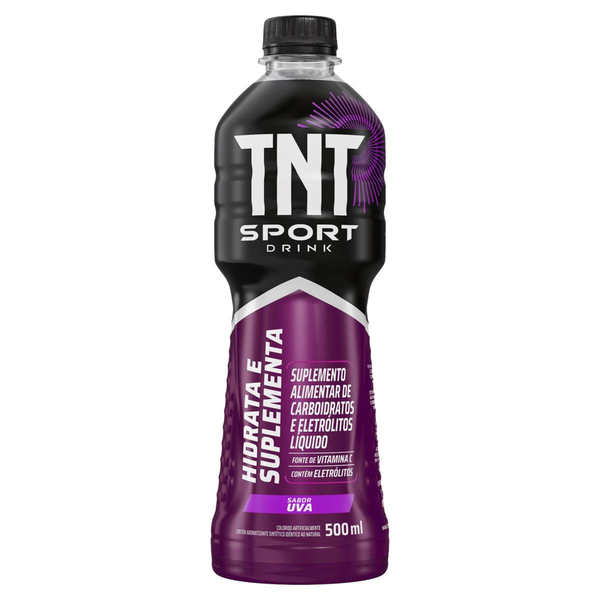 Bebida Isotônica TNT 500ml - Uva - Pet