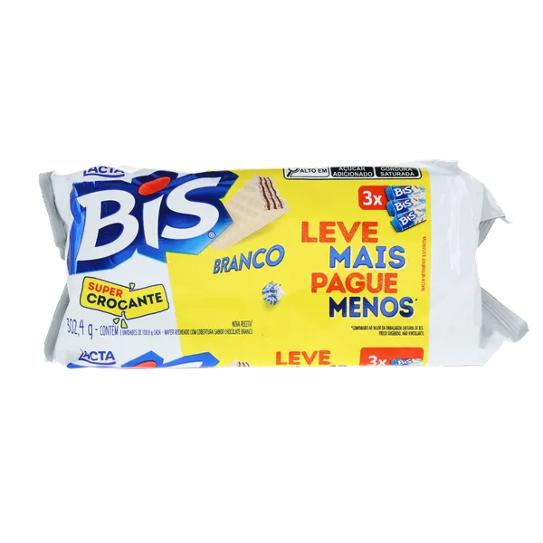 Conjunto Bis Lacta 302,4g - Laka - Com 3 Unidades de 100,8g