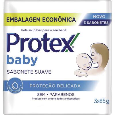 Sabonete Protex Baby Proteção Delicada 3x85g