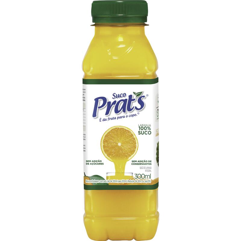 Suco Integral Prat's Laranja 300ml