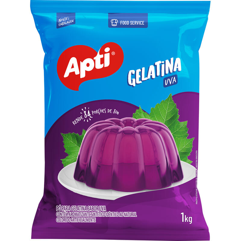 Gelatina Apti Uva 1kg