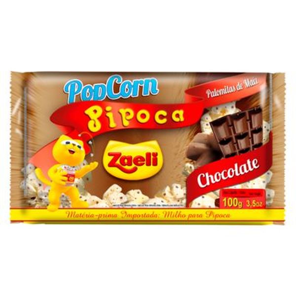 Milho para Pipoca de Microondas Zaeli 100g - Chocolate