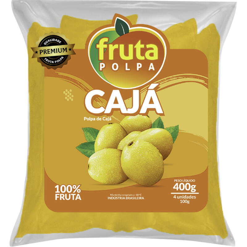 Polpa Fruta Polpa Congelada Cajá 400g
