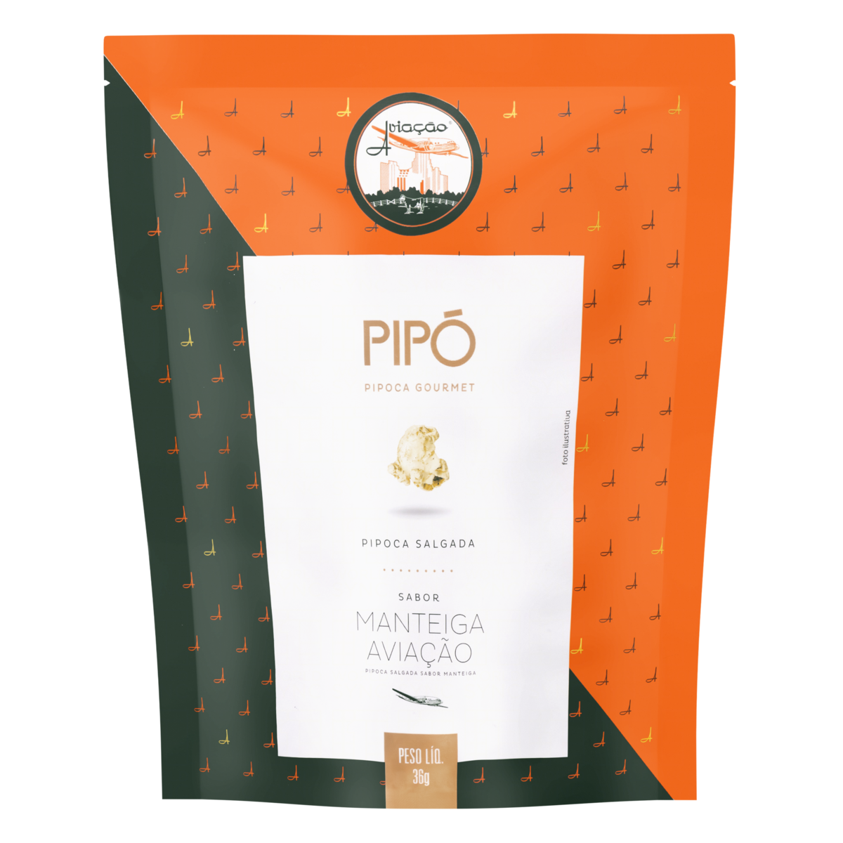 Pipoca Manteiga Aviação Pipó Gourmet 35g