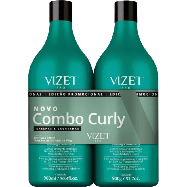 Kit Vizet Shampoo + Condicionador Curly