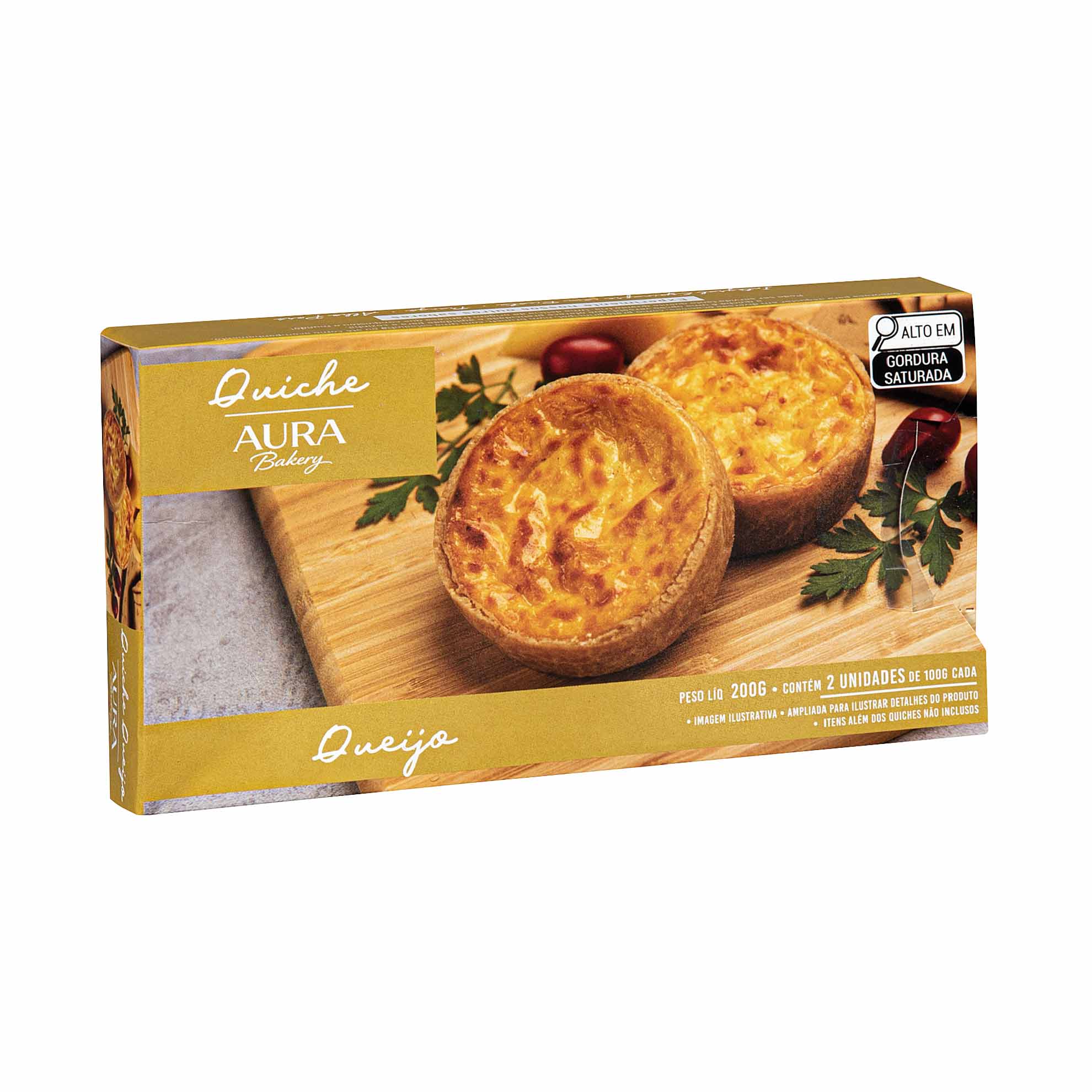 Quiche de Queijo Aura Bakery 200g