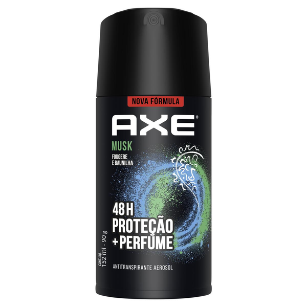 Desodorante Axe Antitranspirante Aerossol Musk 152ml