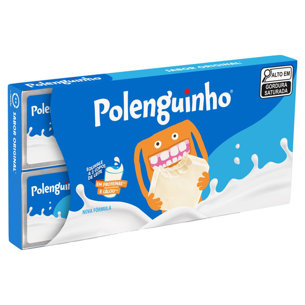 Queijo Processado UHT Original Polenguinho 136g 8 Unidades