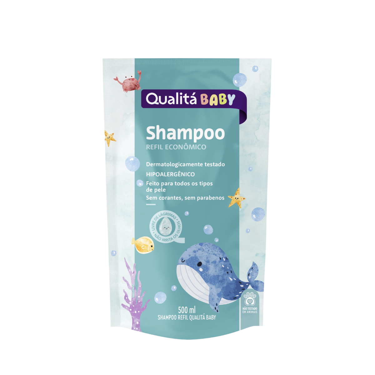 Qualitá Refil Shampoo Infantil 500 ML