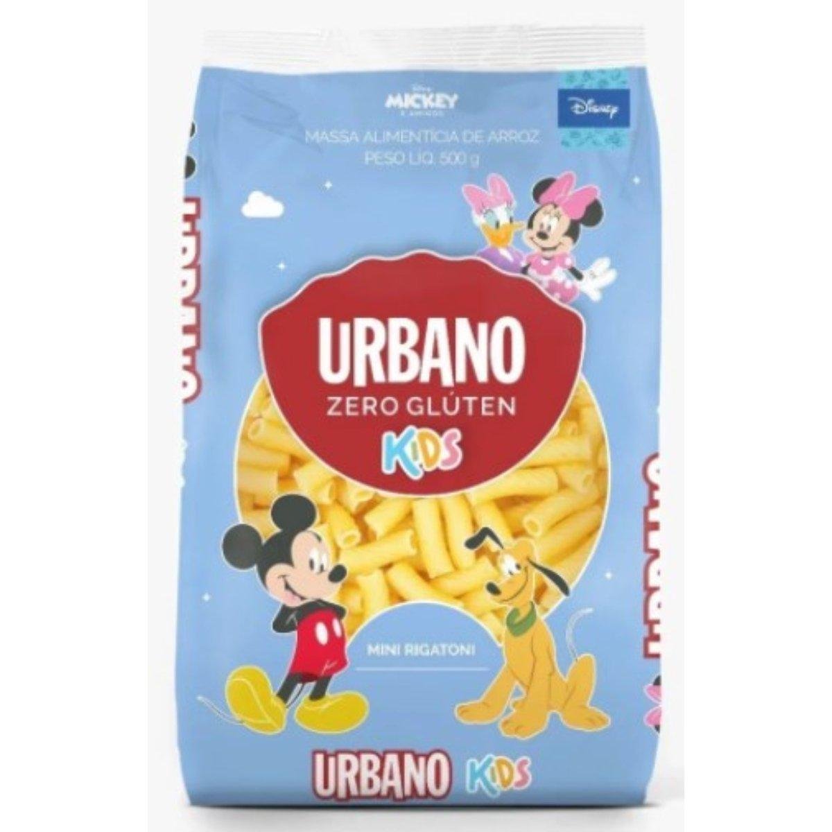 Massa de Arroz Mini Rigatoni URBANO Kids Zero Glúten 500g