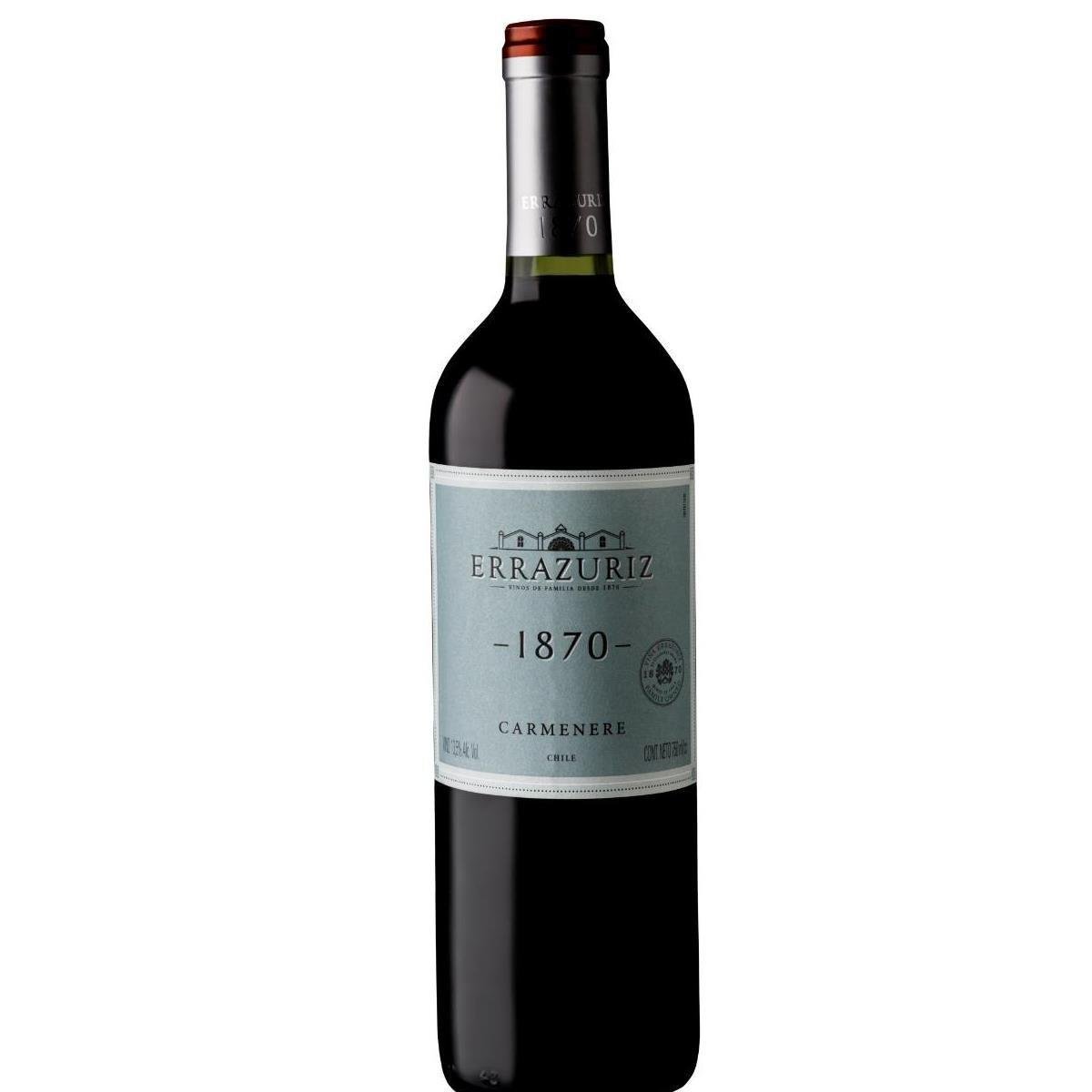 Vinho Tinto Chileno Errazuriz 1870 Carmenere 750ml