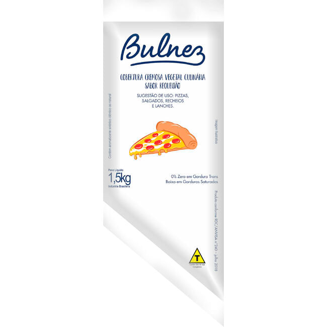 Cobertura Culinária Bulnez Sabor Requeijão 1,5kg