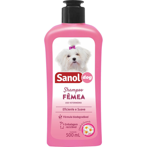 Shampoo Sanol 500ml - Fêmea