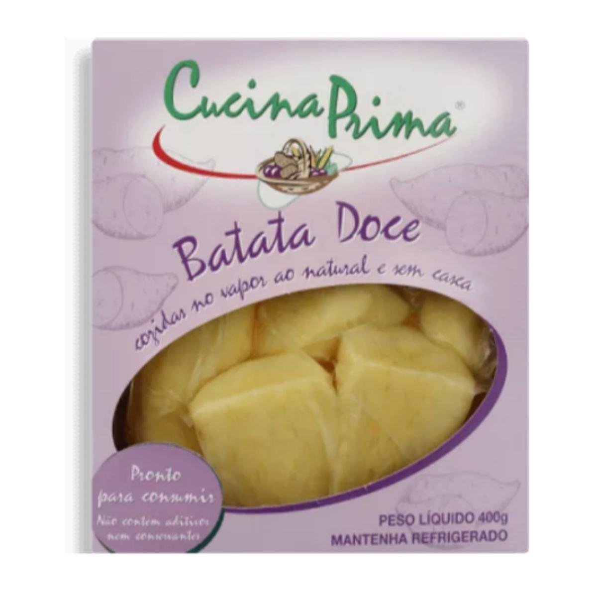 Batata Doce Cozida sem Casca CUCINA PRIMA 400g