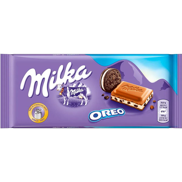 Chocolate com Oreo Milka 100g
