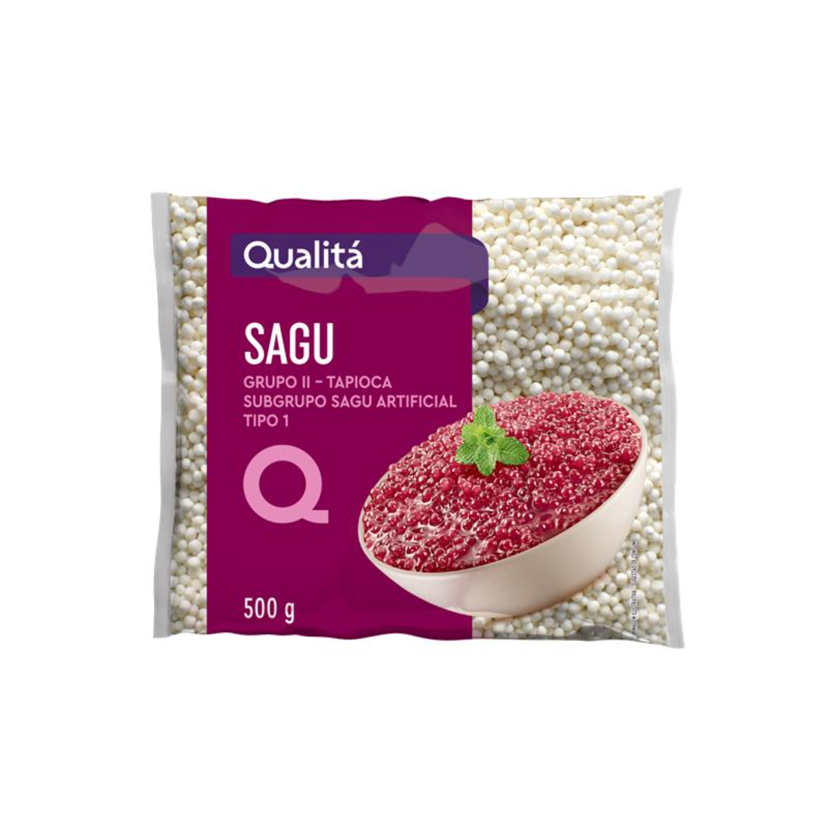 Sagu Tipo 1 Qualitá Pacote 500g