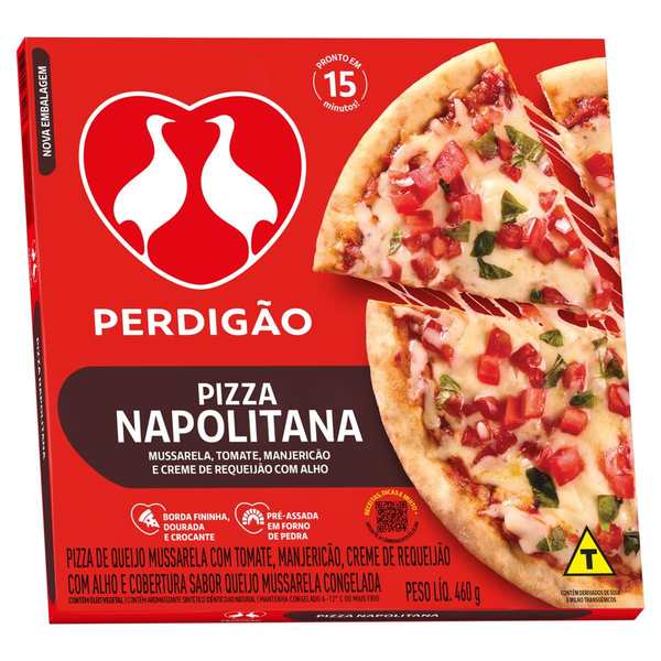 Pizza Perdigão 460g - Napolitana