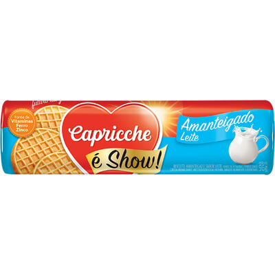Biscoito Amanteigado Capricche Leite 96g