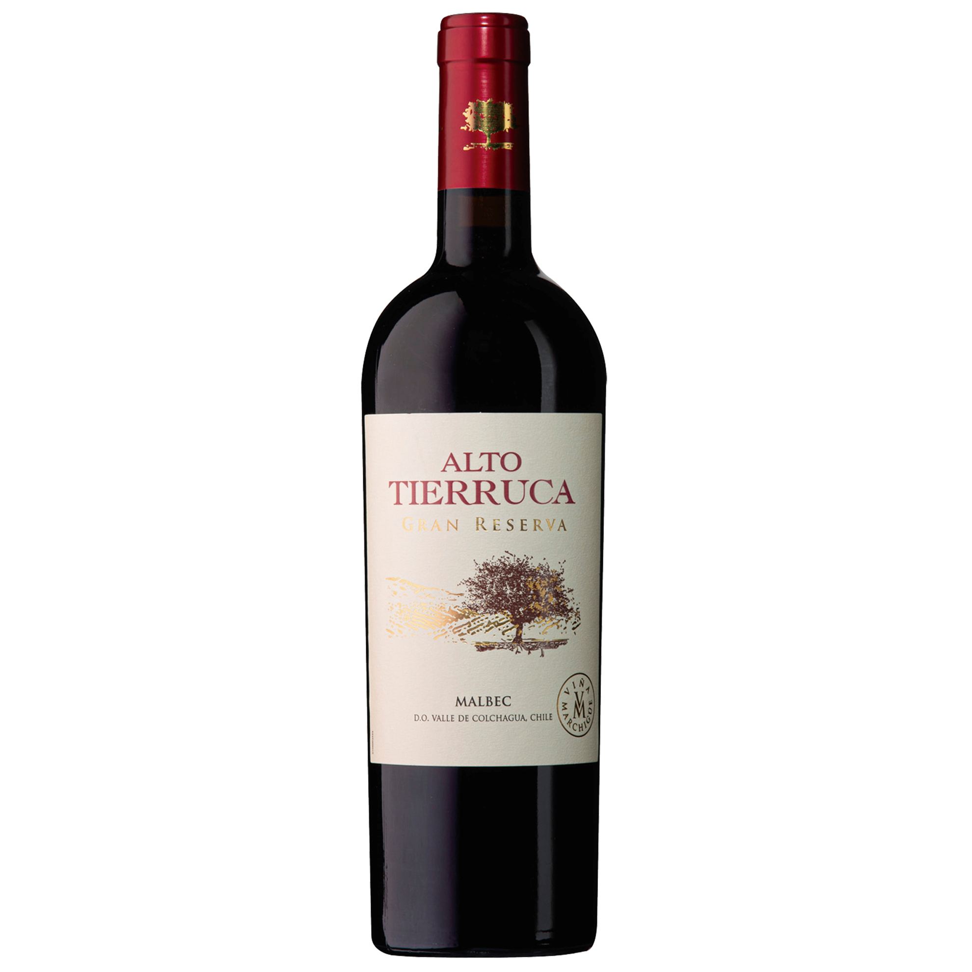 Viñedos Marchigüe Alto Tierruca Gran Reserva Malbec Chileno Vinho Tinto 750ml
