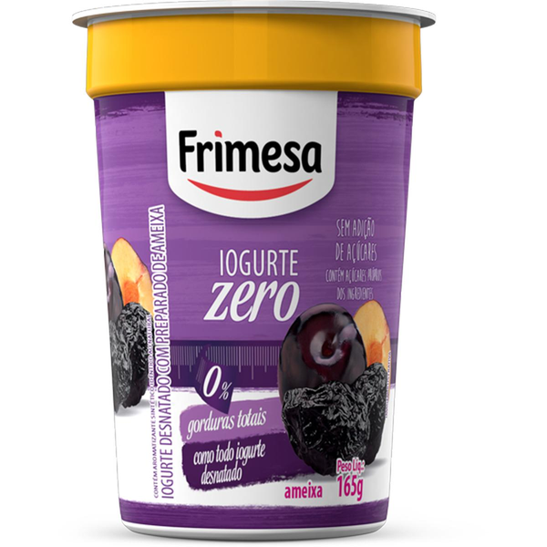 Iogurte Frimesa 165g - Zero - Ameixa