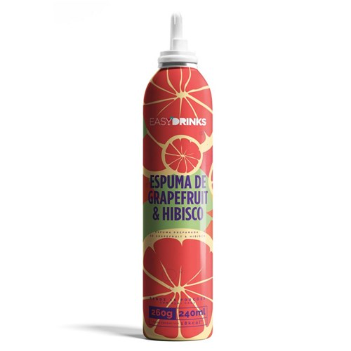 Espuma Preparada EASY DRINKS Grapefruit & Hibisco 260g