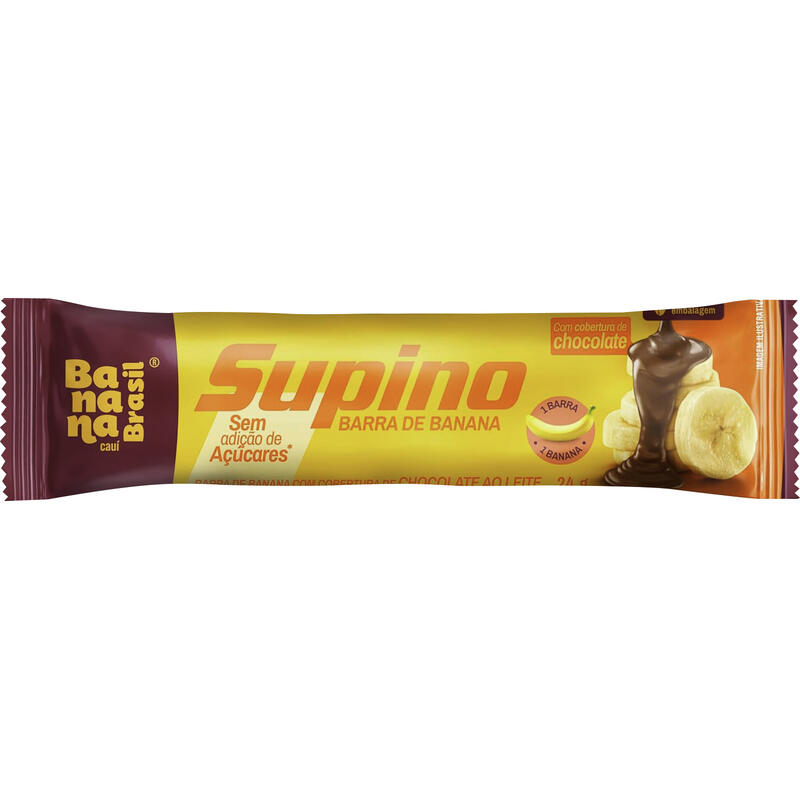 Barra Supino Banana Brasil Banana Zero 24g