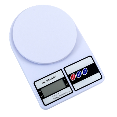 Balança Digital Be Smart Cozinha Branca Peso De Até 10kg