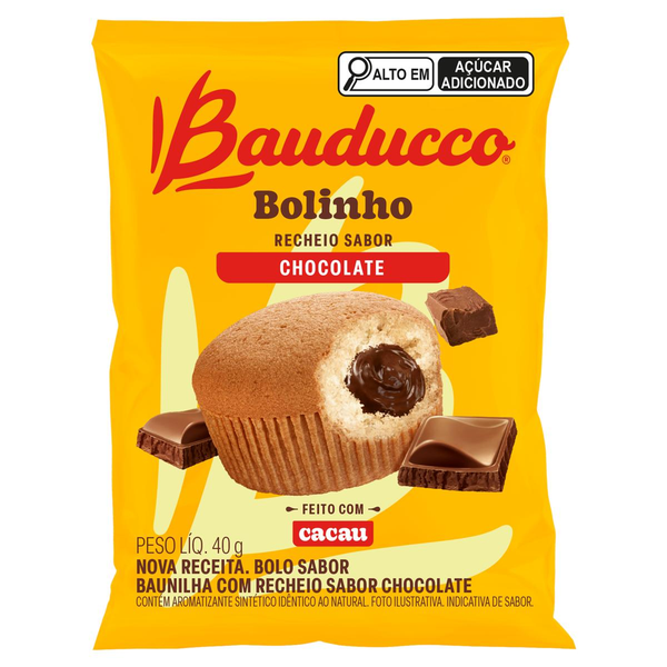 Bolinho BAUDUCCO Baunilha, Chocolate 40g