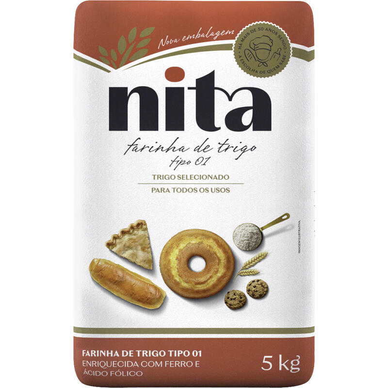 Farinha de Trigo Nita Tipo 1 5kg