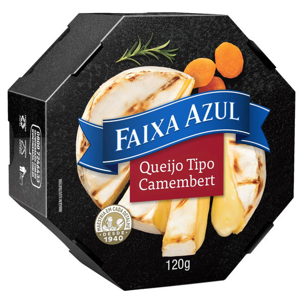 Queijo Camembert Faixa Azul 120g