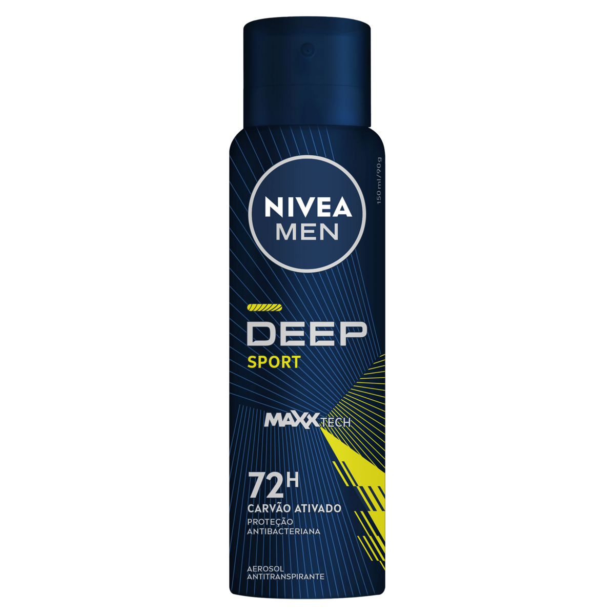 Antitranspirante Aerossol Carvão Ativado Sport Nivea Men Deep 150ml Spray