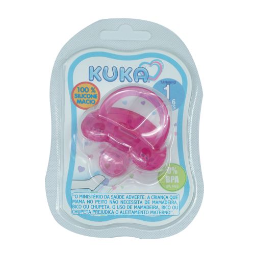 Chupeta Soft Confort Rosa Kuka Tamanho 1