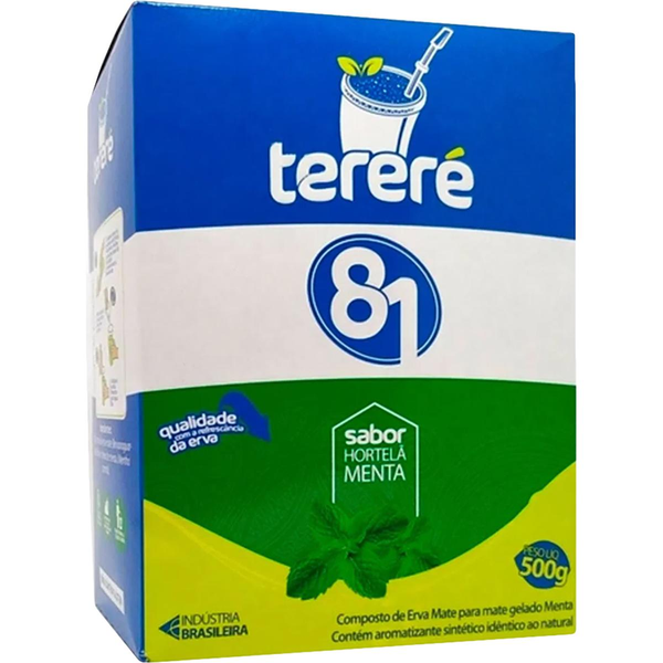 Erva-mate 81 500g - Tereré - Menta