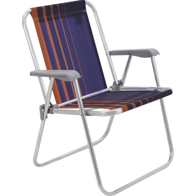 Cadeira de Praia Tramontina Samoa Azul/Laranja un