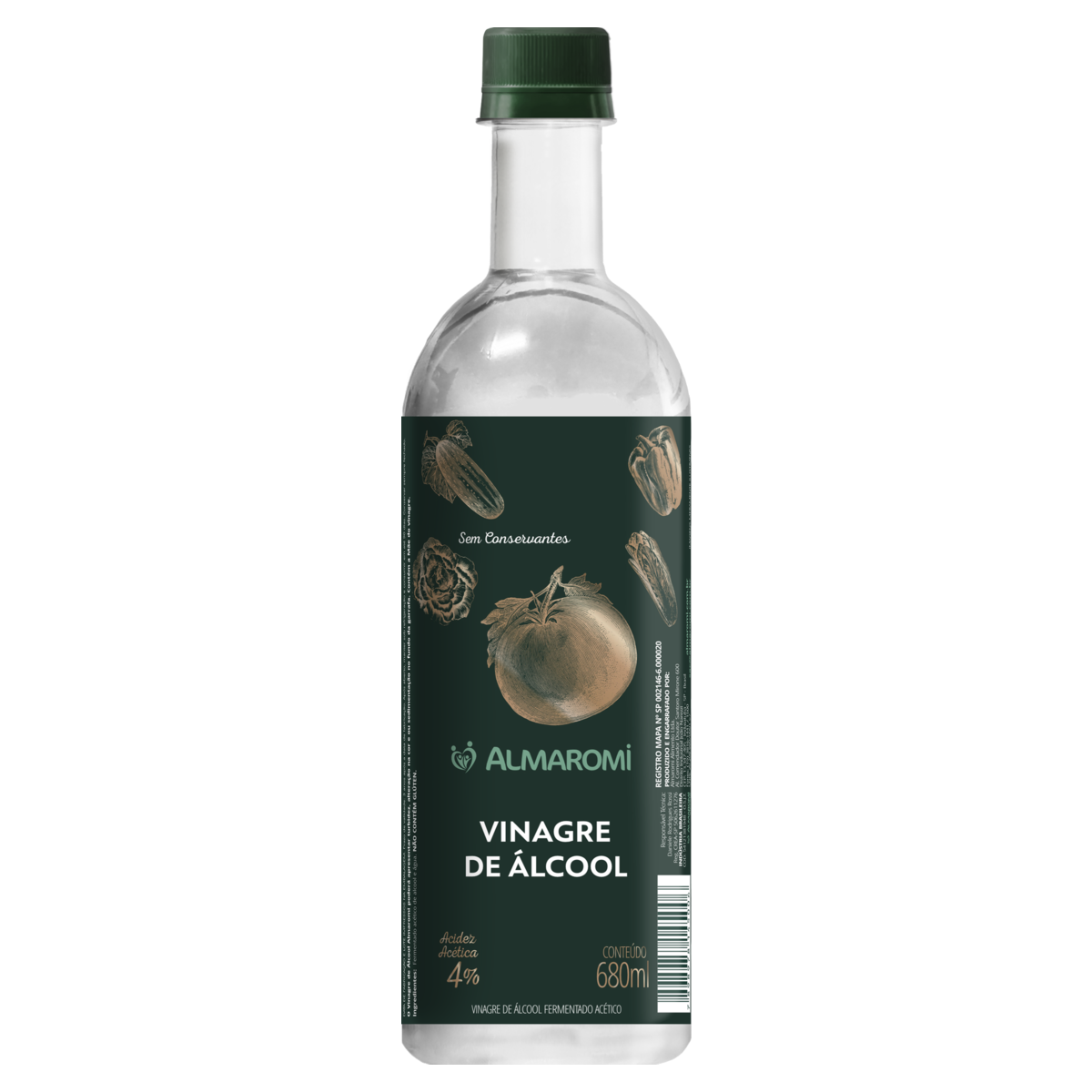 Vinagre de Álcool Almaromi Frasco 680ml