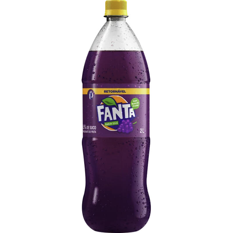 Refrigerante Fanta Uva Retornável 2L