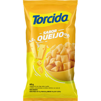 Salgadinho Lucky Torcida Queijo 60g