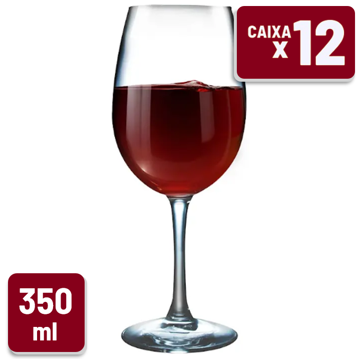 Taça de Vidro Vinery Corte Frio 350ml Caixa c/ 12 Un